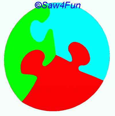 Ball #3 Puzzle Scroll Saw Pattern