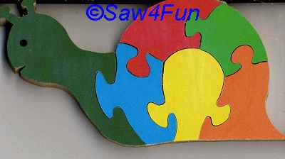 Snail #34 Puzzle Scroll Saw Pattern