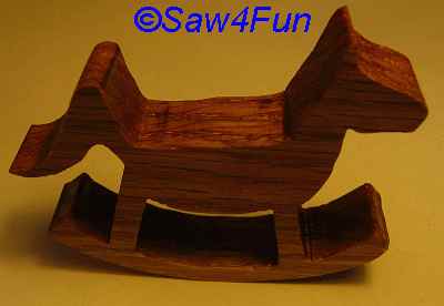 Rocking Horse Scroll Saw Pattern