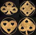 Card Suits Coaster Scroll Saw Pattern