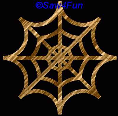 Spider Web #151 Coaster Scroll Saw Pattern