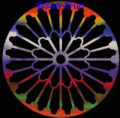 Geometric #30 Coaster Scroll Saw Pattern