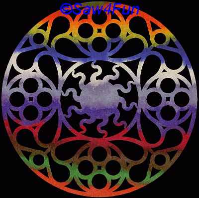 Geometric #40 Coaster Scroll Saw Pattern