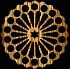 Geometric #11c Coaster Scroll Saw Pattern