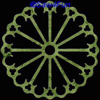 Geometric #26 Coaster Scroll Saw Pattern