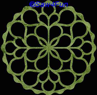 Geometric #38 Coaster Scroll Saw Pattern