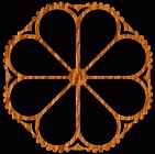 Geometric #24 Coaster Scroll Saw Pattern