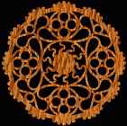 Geometric #40e Coaster Scroll Saw Pattern