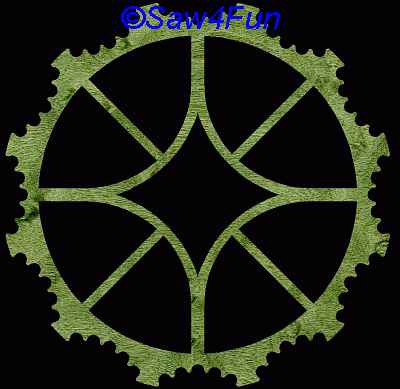 Geometric #21 Coaster Scroll Saw Pattern