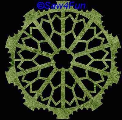 Geometric #23 Coaster Scroll Saw Pattern