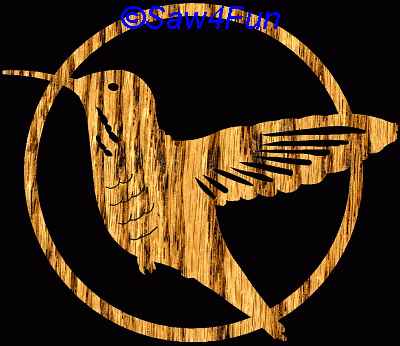 Hummingbird #2 Coaster Scroll Saw Pattern