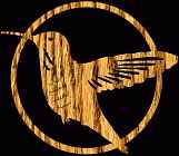 Hummingbird #2 Coaster Scroll Saw Pattern