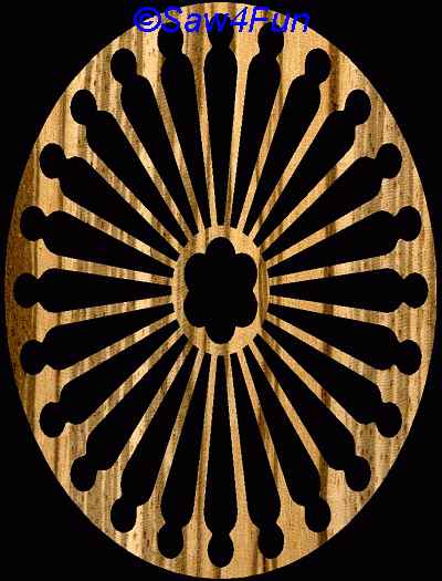 Geometric #14 Trivet Scroll Saw Pattern