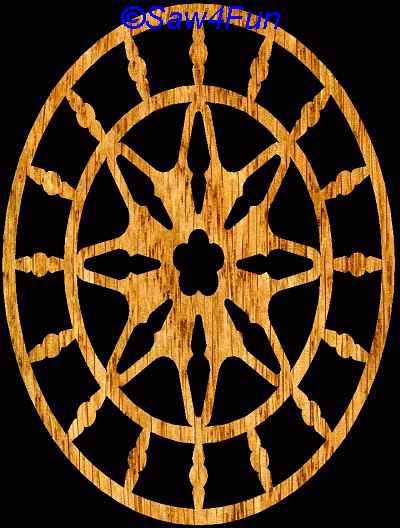 Geometric #44 Trivet Scroll Saw Pattern