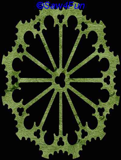 Geometric #26 Trivet Scroll Saw Pattern