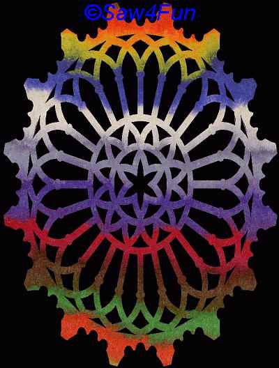 Geometric #45 Trivet Scroll Saw Pattern