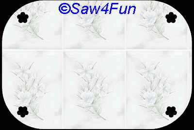 Geometric #13 Place mat Scroll Saw Pattern