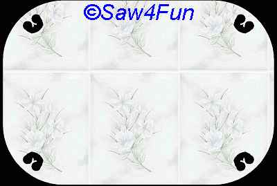 Geometric #34 Place mat Scroll Saw Pattern