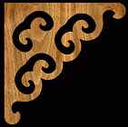 Shelf Bracket #1 Scroll Saw Pattern