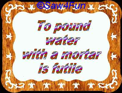 Wall Plaque #6 Scroll Saw Pattern