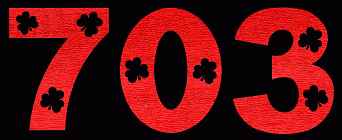 Shamrock House Number Scroll Saw Pattern