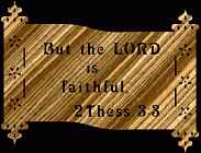 2 Thes 3:3 Bible Plaque Scroll Saw Pattern