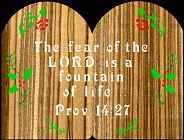 Proverbs 14:27 Bible Plaque Scroll Saw Pattern