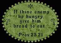 Proverbs 25:21 Bible Plaque Scroll Saw Pattern